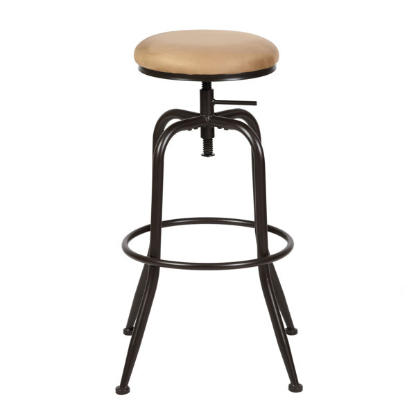 Williston Christiam Swivel Lift Height Upholstery Stool & Reviews